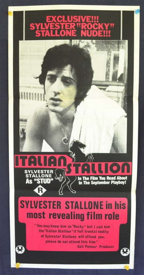 sylvester stallone nude|Italian Stallion &1970&